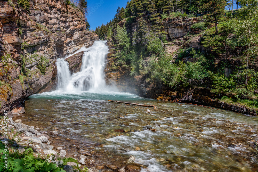 Obraz premium Cameron Falls, Waterton, Alberta