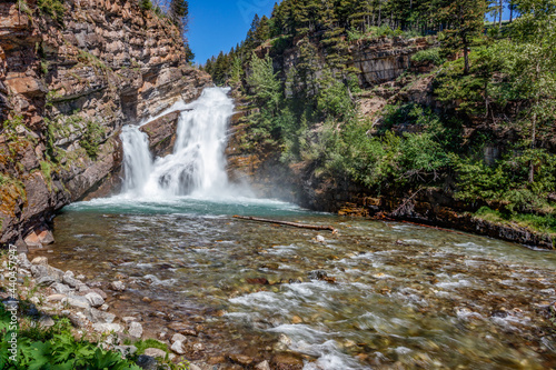 Cameron Falls  Waterton  Alberta