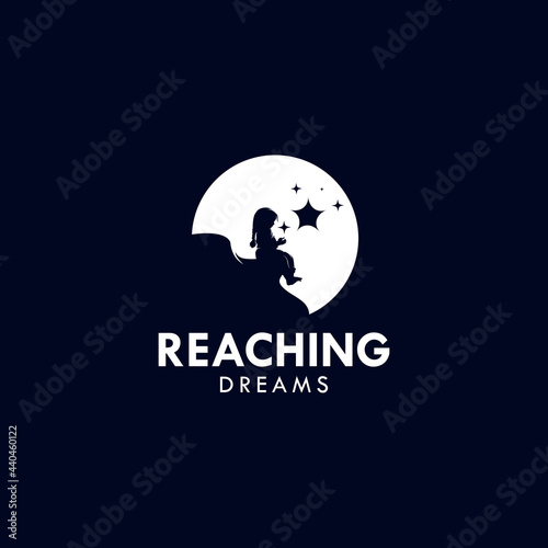 Colorful Child Dream Logo Design Template