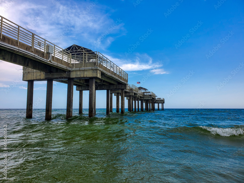 pier in the sea