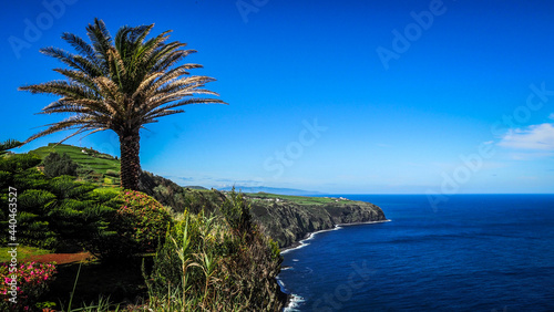Foto The landscape of Sao Miguel Island in the Azores