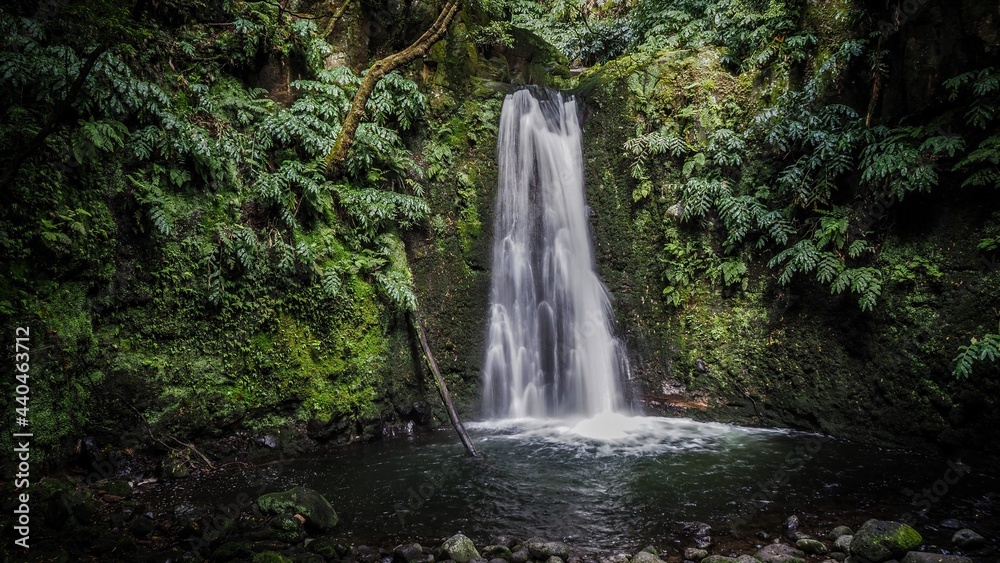 The landscape of Sao Miguel Island in the Azores