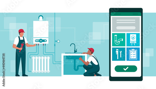 Book a plumber online