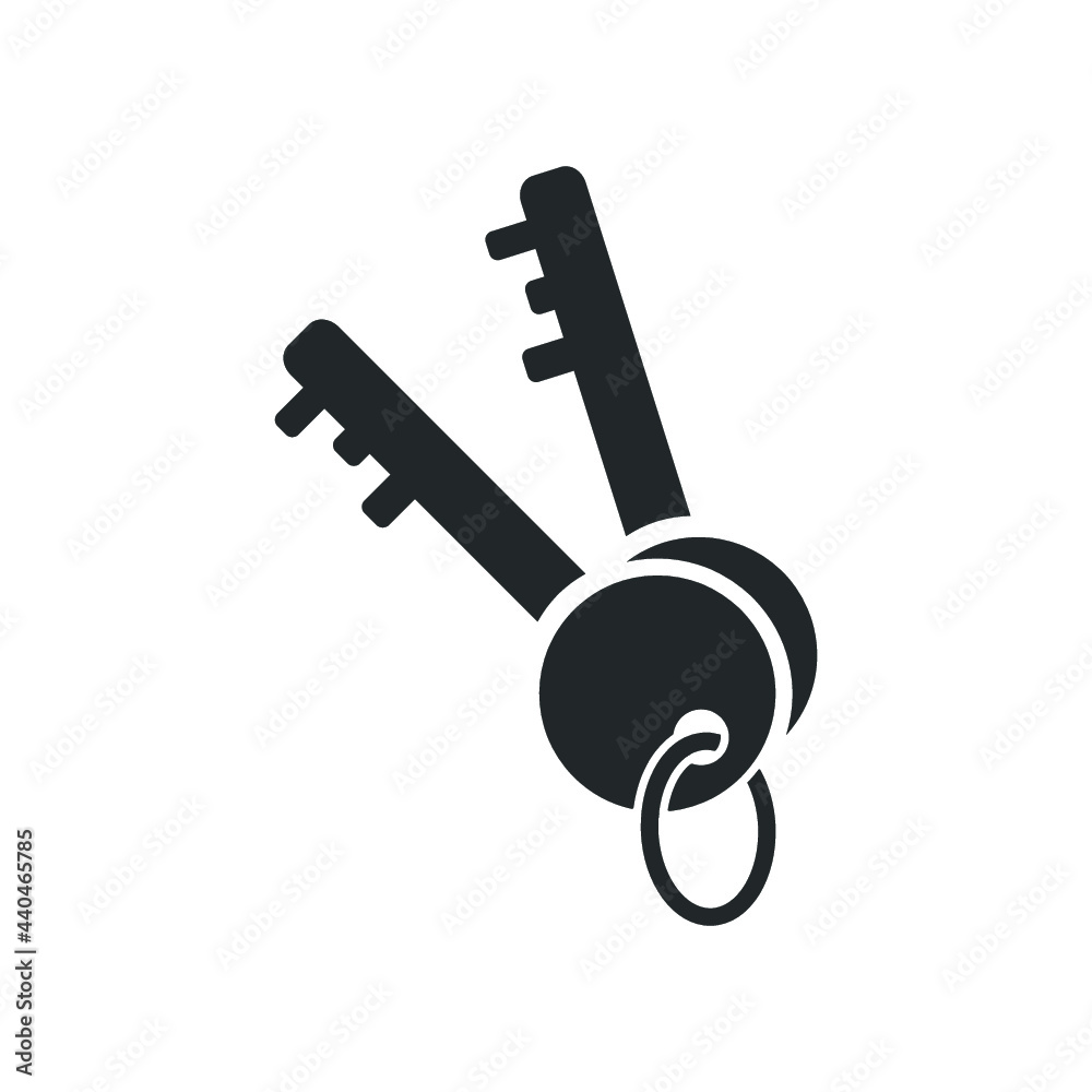 security unlock key icon design