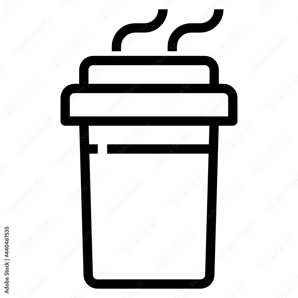 cup line icon cup line icon