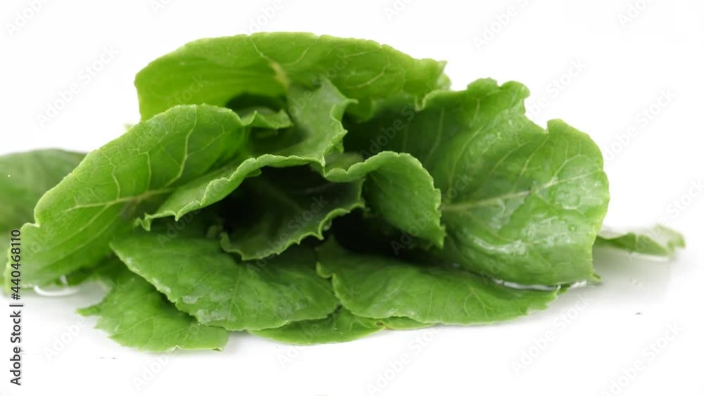 Slow Motion Vegetables falling into the water on a white background Slow Motion Vegetables falling into the water on a white background