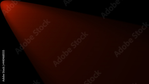 Empty brick wall with red neon spotlight with copy space. Lighting effect red color glow on brick wall background. Royalty high-quality free stock photo of lights blank background for texture