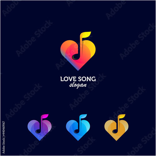 Love Song Logo Gradient Color