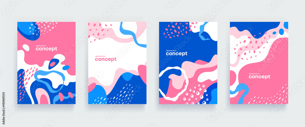 Abstract background bright wave. Template social media banner template. Editable mockup for stories, post, blog, sale. Modern color shapes stylish set picture for poster, banner, site, mobile app