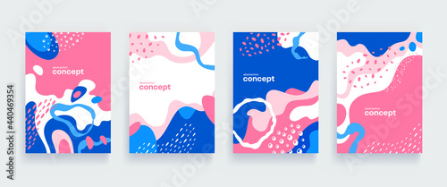 Abstract background bright wave. Template social media banner template. Editable mockup for stories, post, blog, sale. Modern color shapes stylish set picture for poster, banner, site, mobile app
