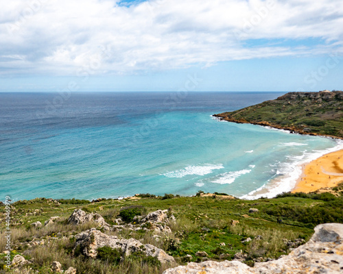 Panorama of the Mediterranean coast