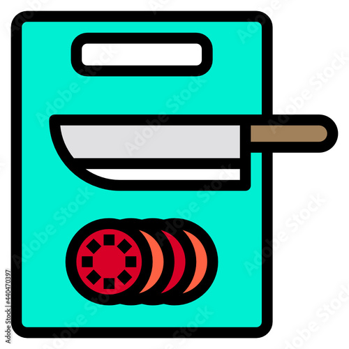 chop line icon