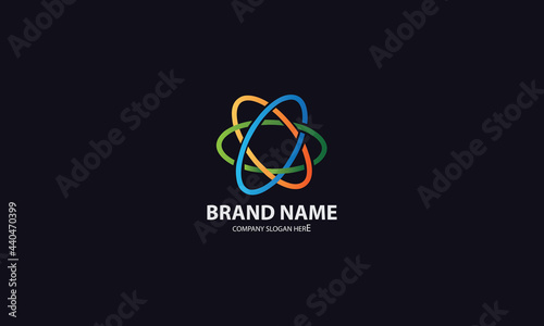 modern circle logo and icon design
