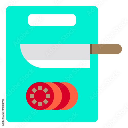 chop flat icon