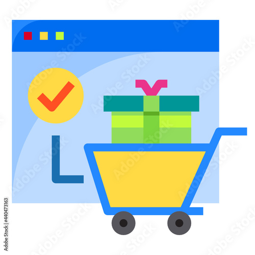 web flat icon