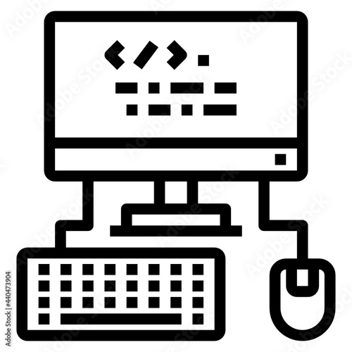 programming line icon