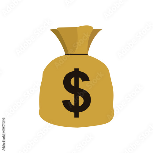 bag of money emoji vector illustration
