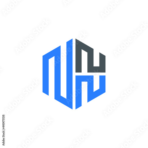 NNN logo NNN icon NNN vector NNN monogram NNN letter NNN minimalist NNN triangle NNN hexagon Unique modern flat abstract logo design 