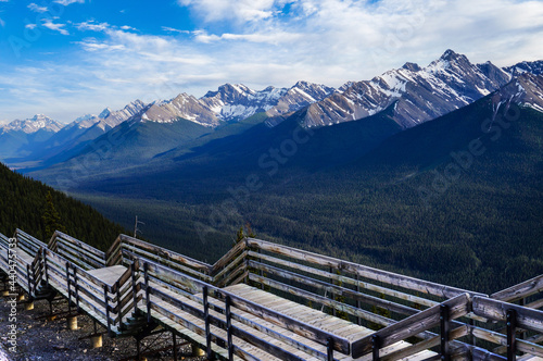 Sulphur Mountain in the Canadian Rockies of Banff National Park, Alberta, Canada