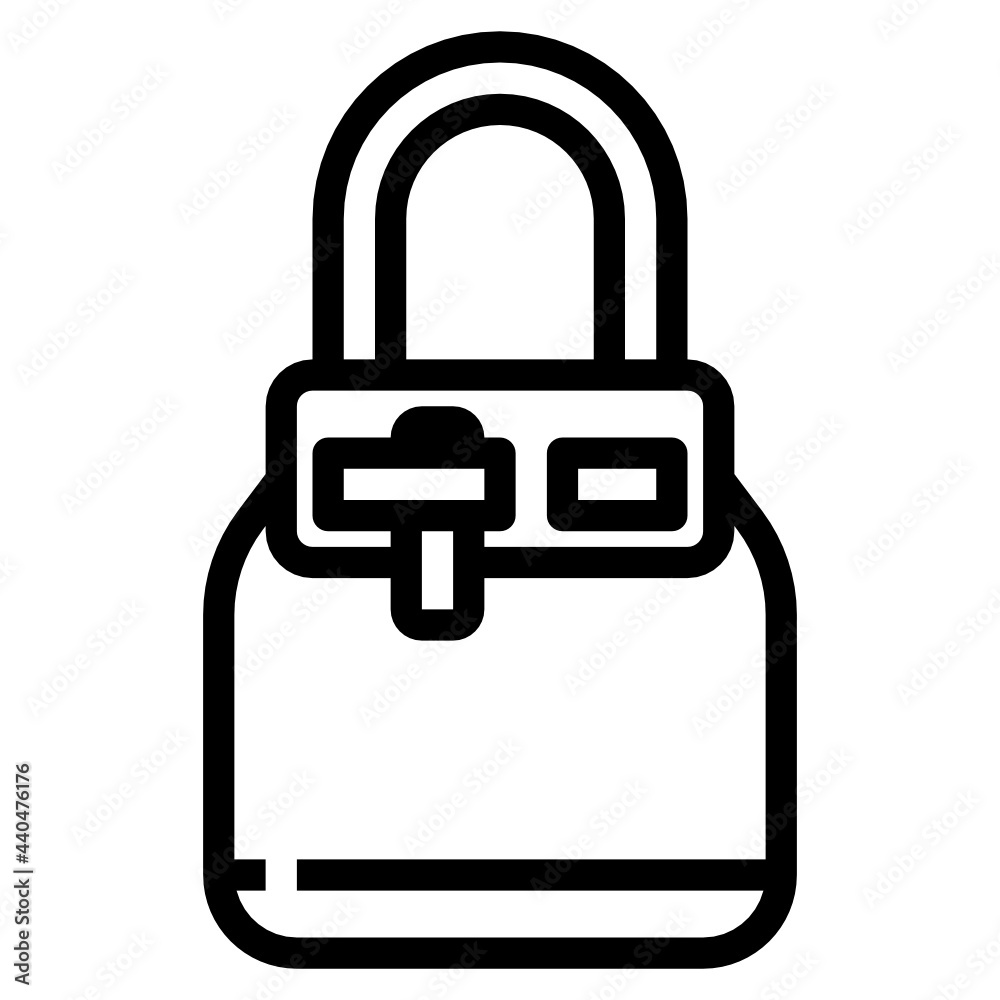 lady bag line icon lady bag line icon