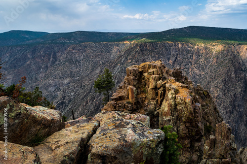 Lower end ot the Black Canyon of the Gunnison viewed from the Warner Point Trail © Jeff