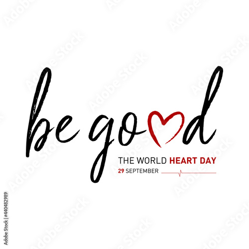 29 september world heart day concept design vector illustration