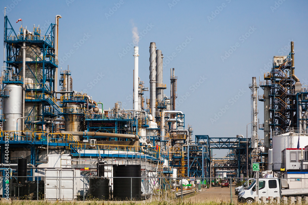 Refinery in Amsterdam, the Netherlands. Dutch oil industry. Refinery in Amsterdam, the Netherlands. Dutch oil industry.