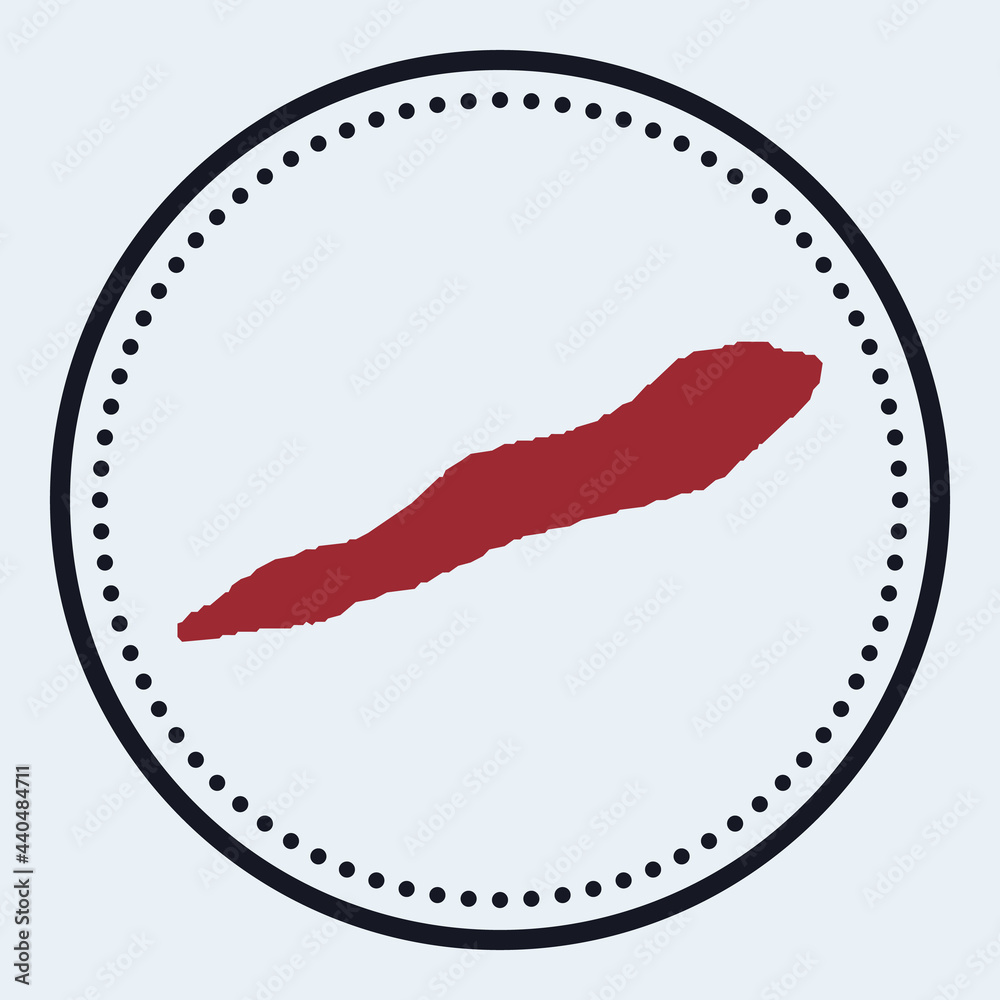 Cayman Brac round stamp. Round logo with island map and title. Stylish minimal Cayman Brac badge with map. Vector illustration. Cayman Brac round stamp. Round logo with island map and title. Stylish minimal Cayman Brac badge with map. Vector illustration.