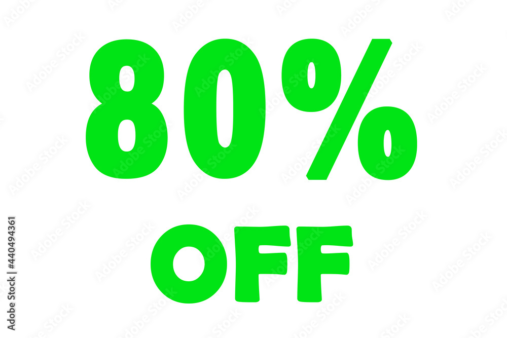 discount banner in green color discount banner in green color