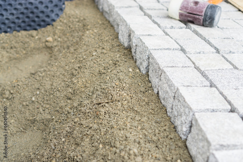 Kopfsteinpflaster - Pflastersteine Granit 