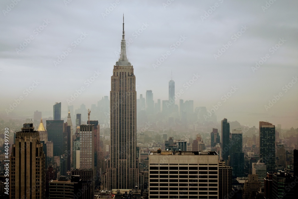 Foggy New York, United States of America