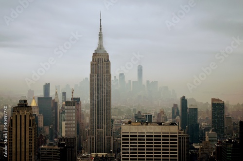 Foggy New York, United States of America photo