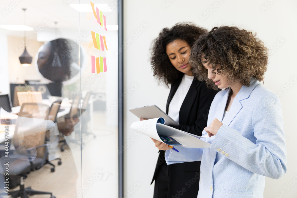 Business Workers Using Board