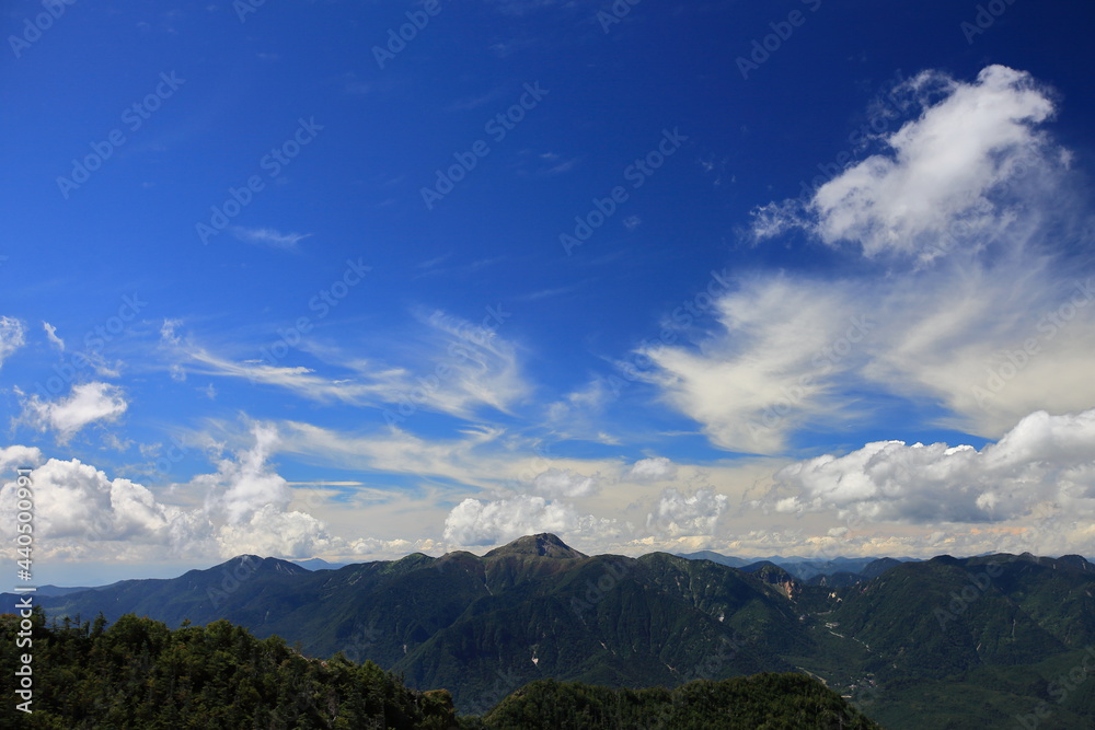 Mt.Nantai 男体山から日光白根山方面