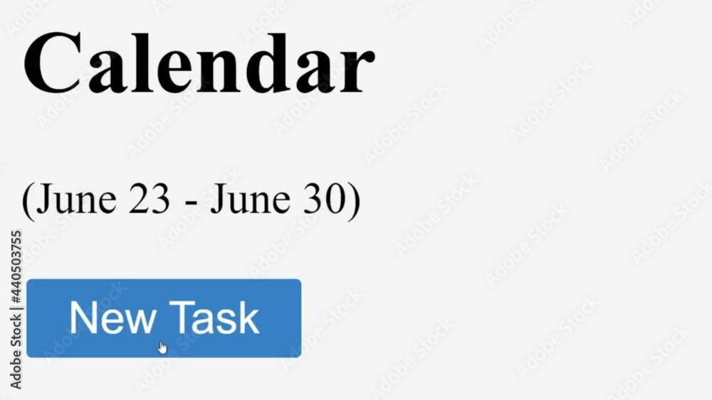 Creating a scheduled new task in calendar create schedule prompt in