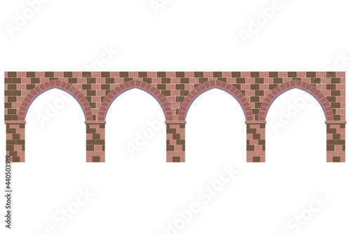 Tableau sur toile Brick arches