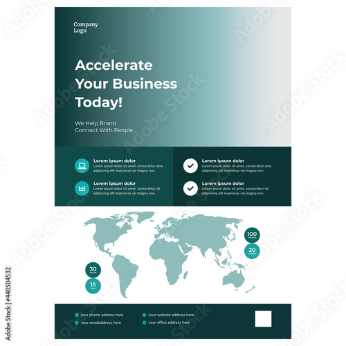 Business Global Server Flyer