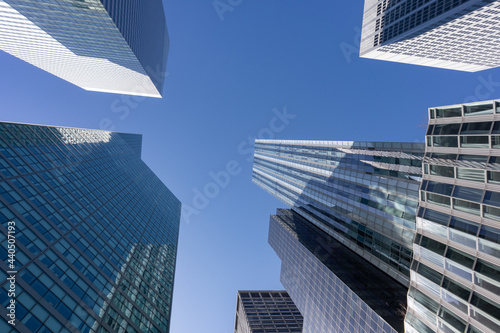 Modern Office Skyscrapers in Midtown Manhattan of New York City