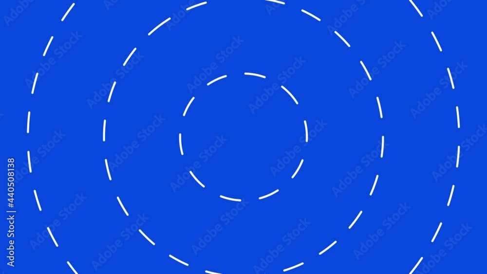 circulo con lineas en movimiento extraccion- loop