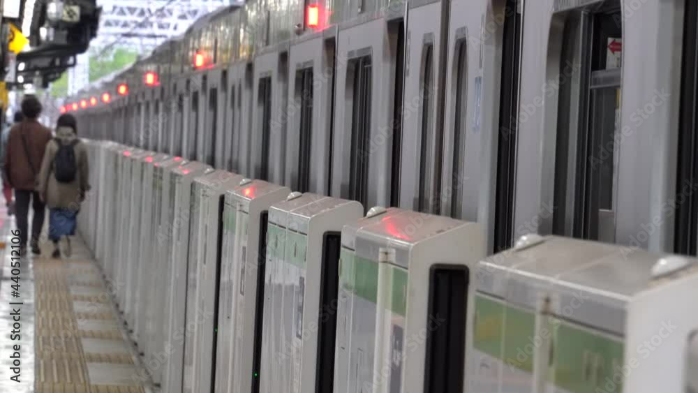 Train Station in Japan 2021 Spring Tokyo Japan Train Station in Japan 2021 Spring Tokyo Japan