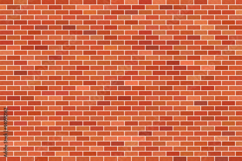 Brown brick wall background. Vector illustration eps 10