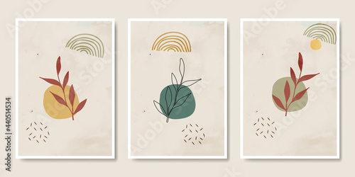 Creative minimalist hand painted Abstract organic shape art background with watercolor hand drawn doodle scribble. Design for wall decoration, postcard, poster or brochure.