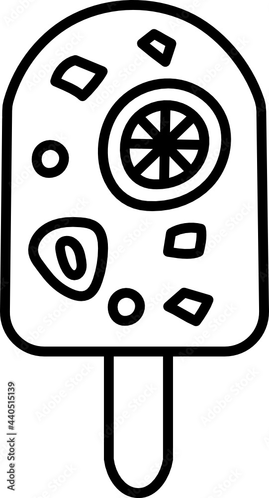 fruit ice pop doodle icon fruit ice pop doodle icon