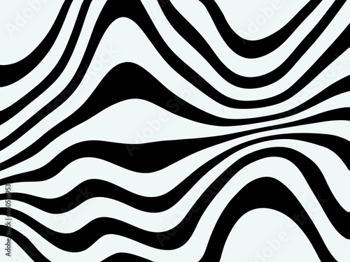 beautiful abstract paint and zebra pattern in black and white photo