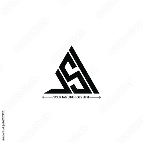 jsi letter logo creative design. jsi unique design

