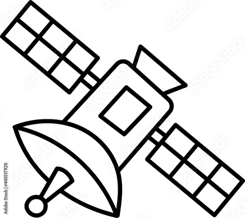 satellite doodle icon