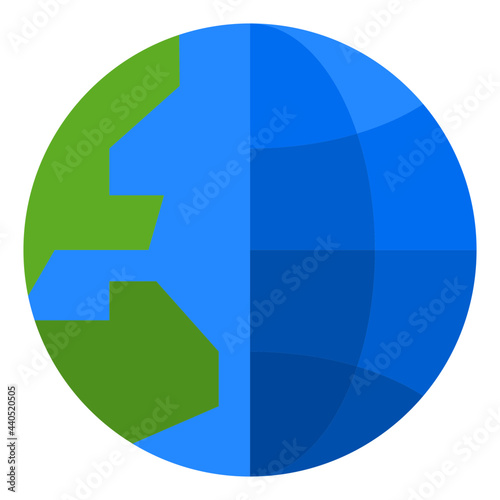 Free Download Globe flat style icon - GFXLoad