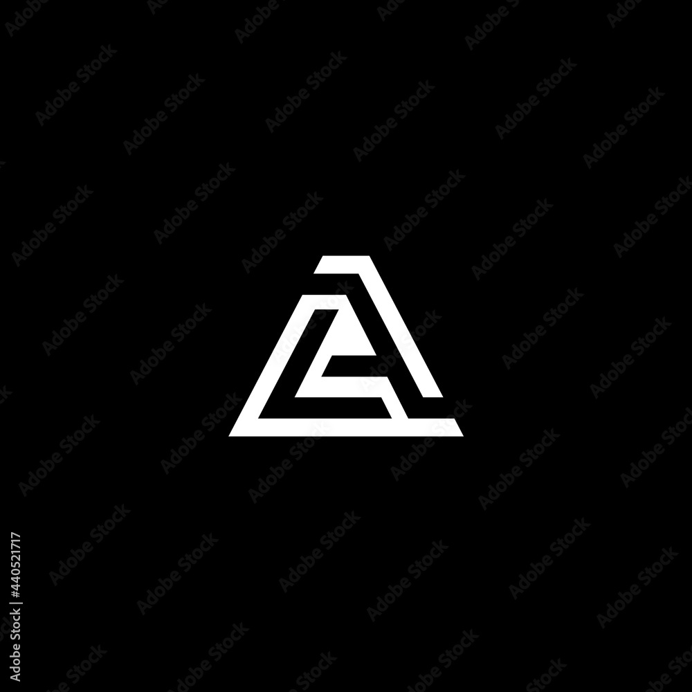 LA initial letters monogram, business logo design. LA initial letters monogram, business logo design.