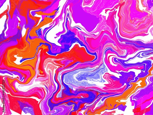 beautiful and colorful abstract paint photo