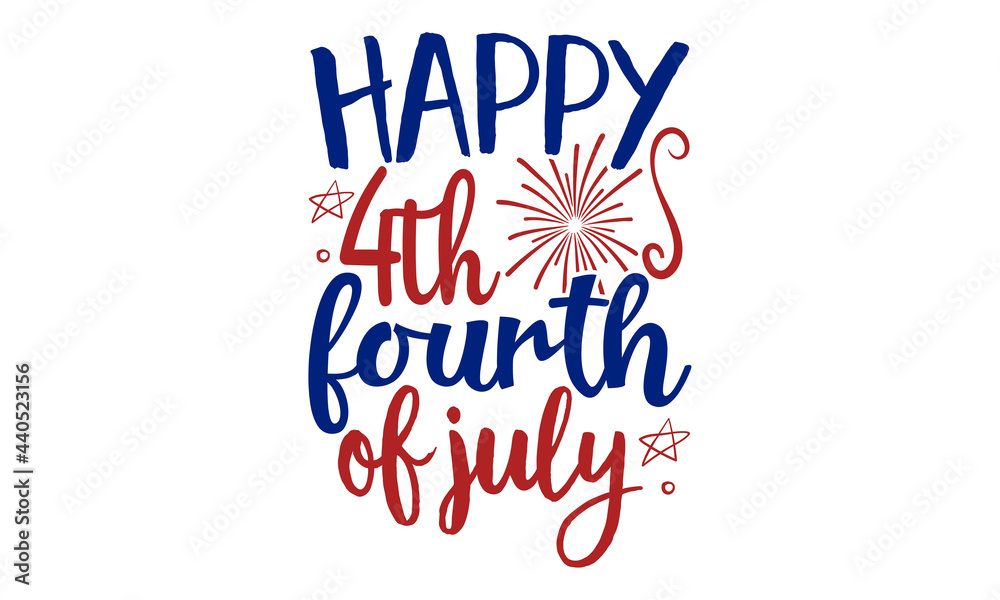Happy 4th fourth of july SVG, America Svg, USA Svg, July 4th Svg, 4th